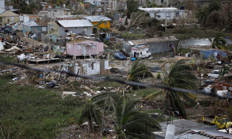 Puerto Rikas po uragano Maria