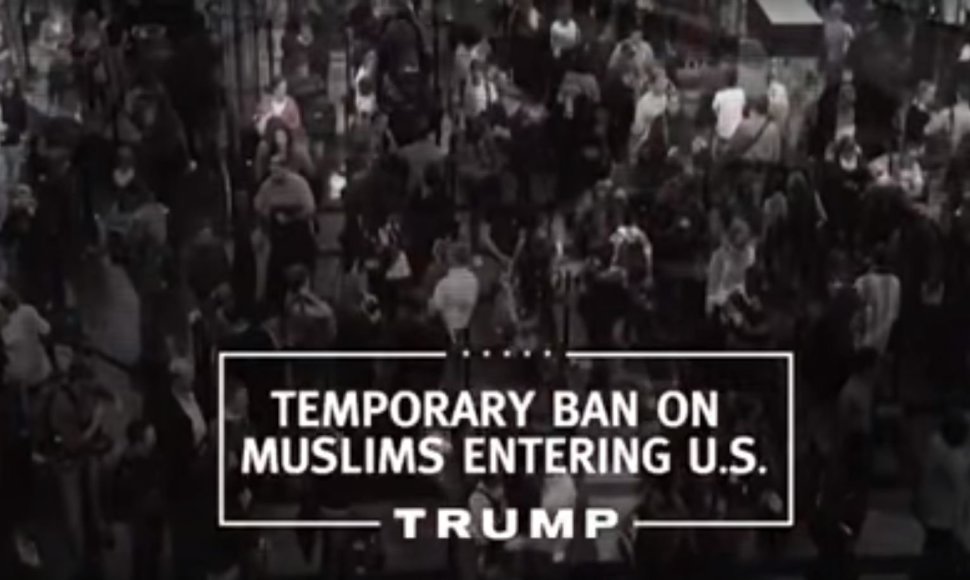 Donaldas Trumpas pristatė pirmą savo rinkiminės kampanijos vaizdo klipą