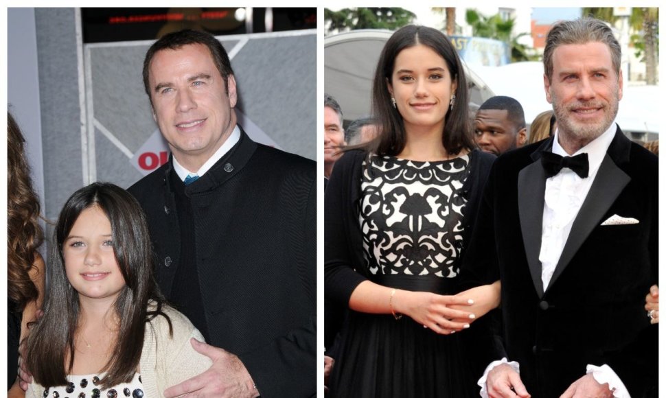 Johnas Travolta su dukra Ella Bleu Travolta