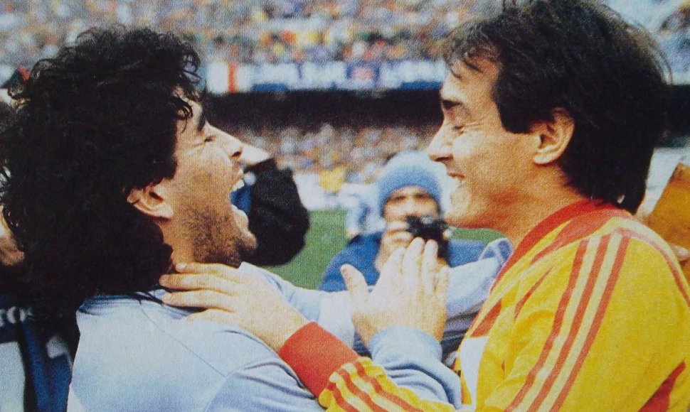 Diego Maradona ir Pedro Pasculli