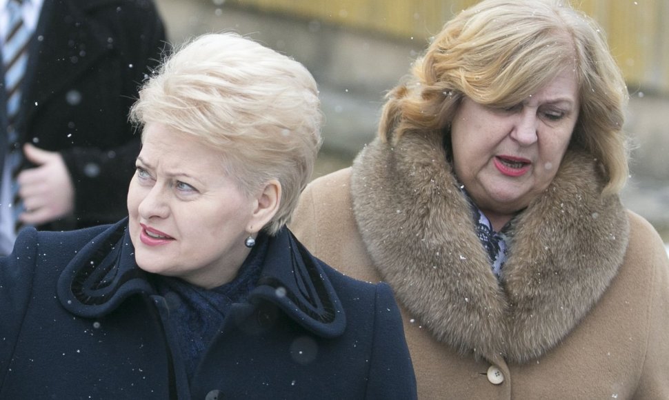 Dalia Grybauskaitė ir Rimantė Šalaševičiūtė