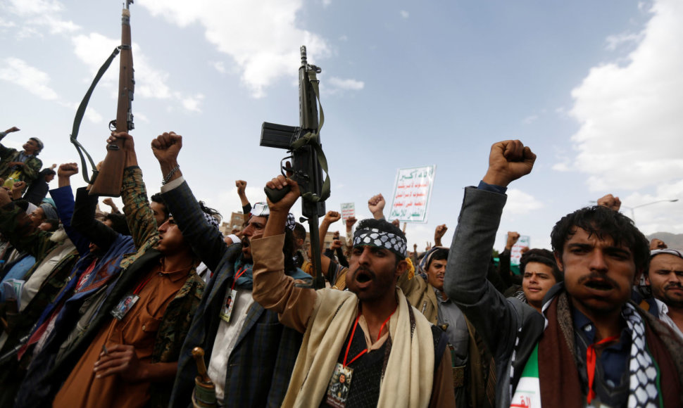 Husiai sukilėliai Jemene