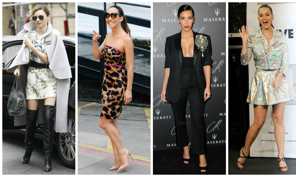Miranda Kerr, Myleene Klass, Kim Kardashian ir Katy Perry