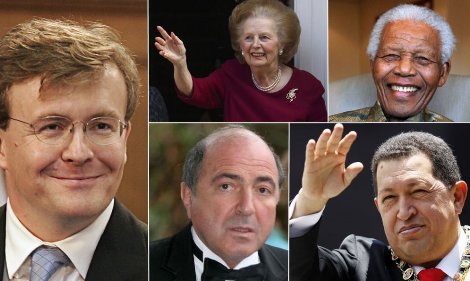 2013 metais mirę garsūs žmonės: Johanas Friso, Margaret Thatcher, Nelsonas Mandela, Borisas Berezovskis, Hugo Chavezas 