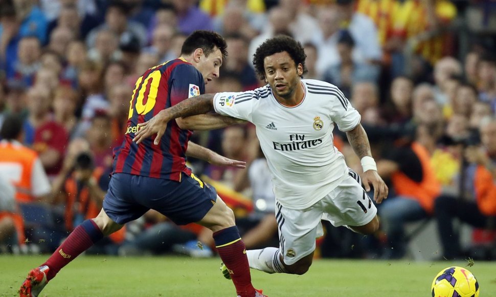 Marcelo ir Barcelona s Lionelis Messi