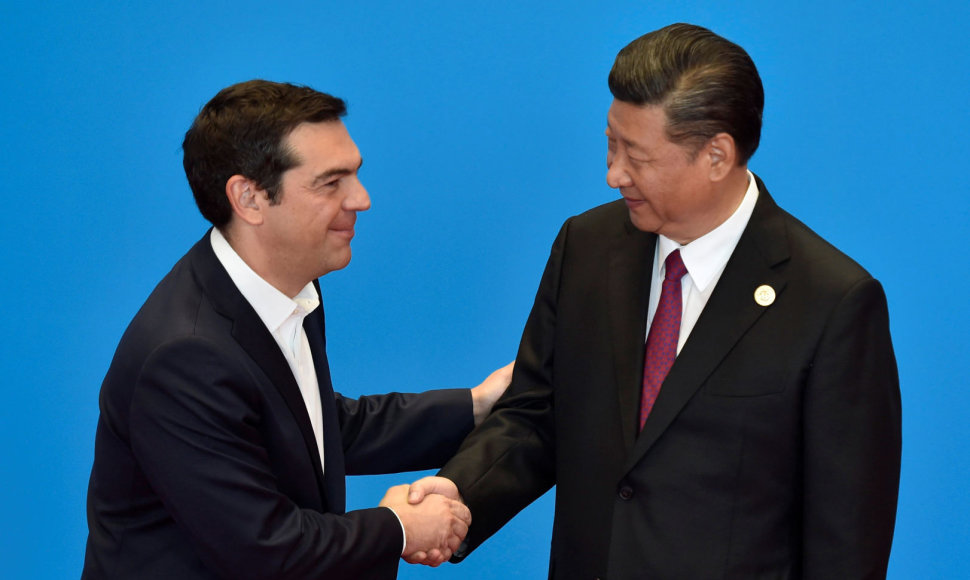 Alexis Tsipras ir Xi Jinpingas