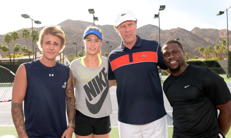 Eugenie Bouchard ir Justinas Bieberis