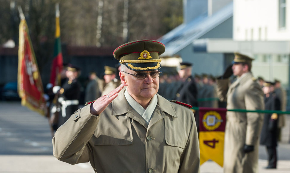 Generolo Jono Žemaičio Lietuvos karo akademijoje įvyko akademijos viršininko pasikeitimo ceremonija