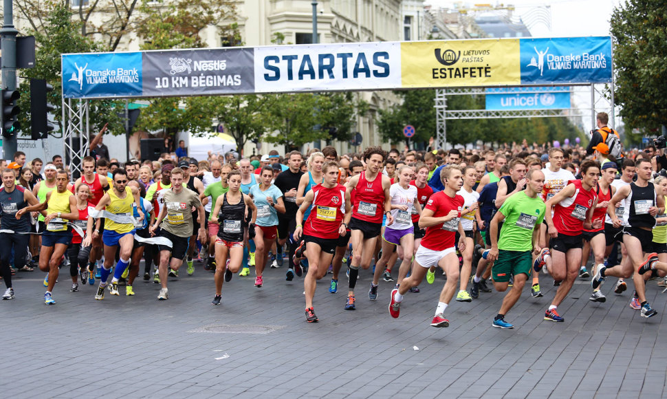 „Danske Bank Vilniaus maratono“ akimirka