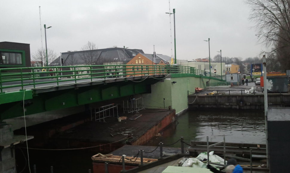 Po 9 mėn. trukusio remonto atidaromas Klaipėdos pilies tiltas