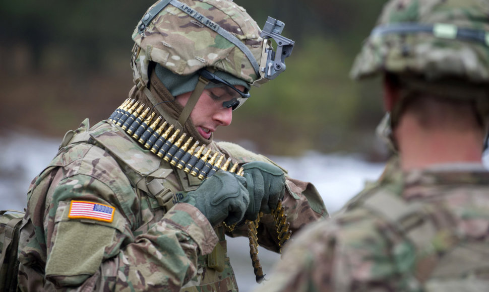 JAV ir Lietuvos karių pratybos Pabradėje „Vieningas smūgis“ 