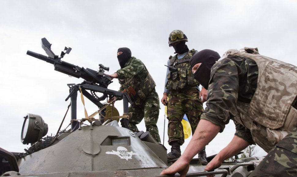 Nacionalinės gvardijos kariai Donecke prasiveržė iš apsupimo