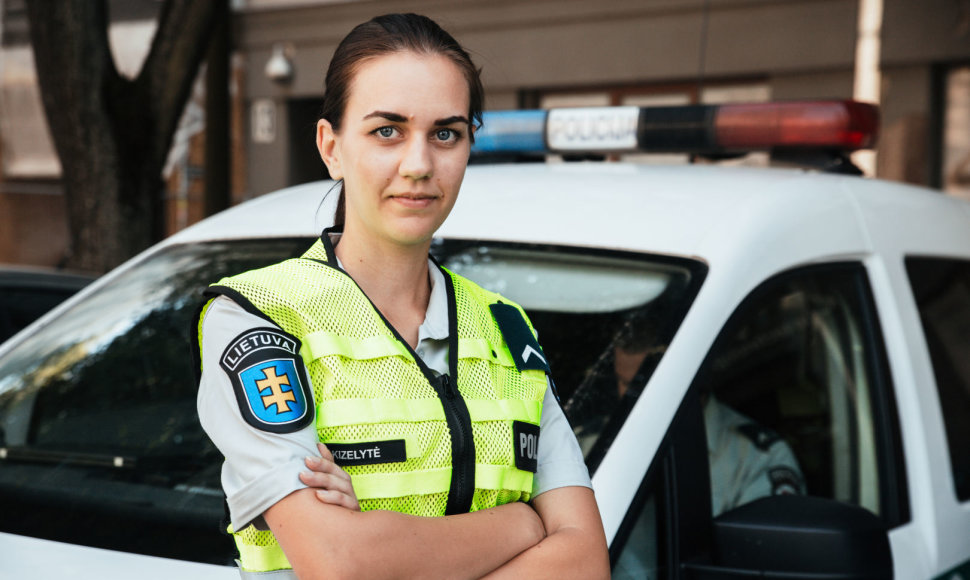 Policijos pareigūnė Indrė Kizelytė