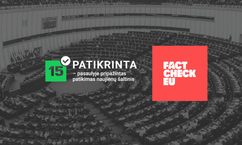  Europos faktų tikrintojai susivienijo prieš EP rinkimus – 15min vienintelis „FactCheckEU“ partneris regione