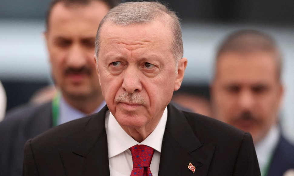 Turkijos prezidentas Recepas Tayyipas Erdoganas / Pilar Olivares / REUTERS