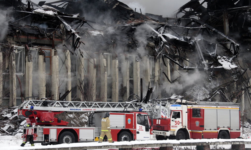 Maskvoje dega mokslinės informacijos biblioteka  2015 m. sausio 31 d. 