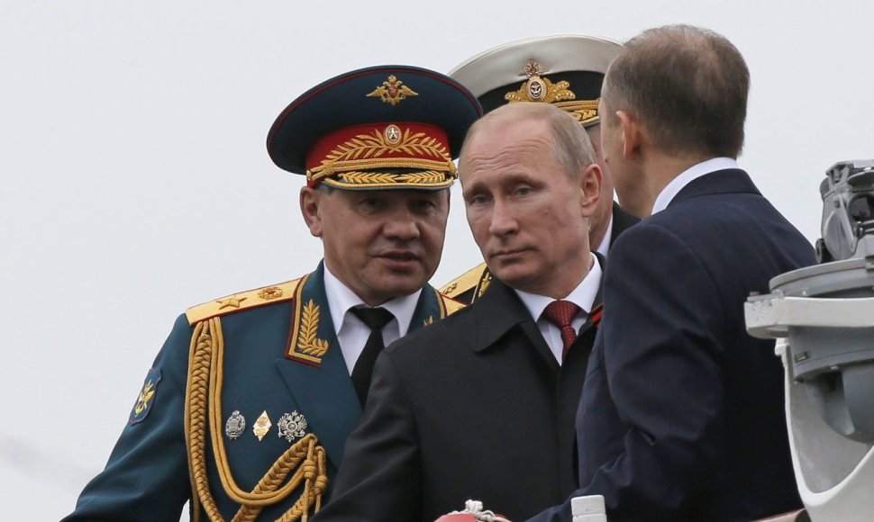 Rusijos prezidentas Vladimiras Putinas Sevastopolyje