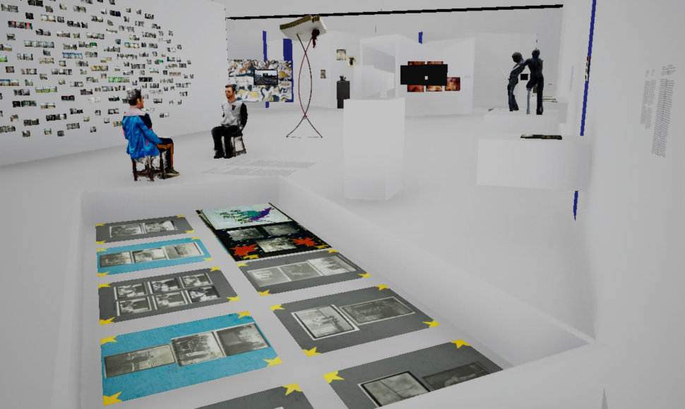 Parodos „Saldus ateities prakaitas“ 3D dokumentacijos  fragmentai. 3D dokumentacijos autorius – Adomas Žudys.