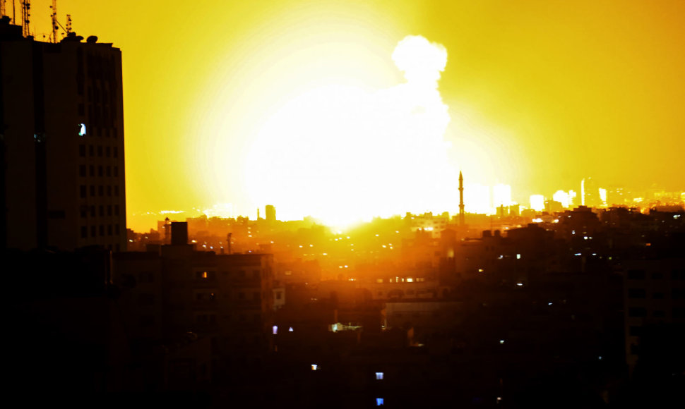Izraelio smūgis Gazos Ruože