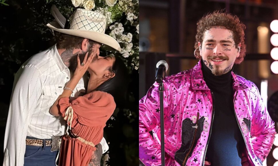Post Malone su mylimąja Christy