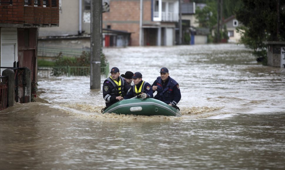 Potvynis Bosnijoje