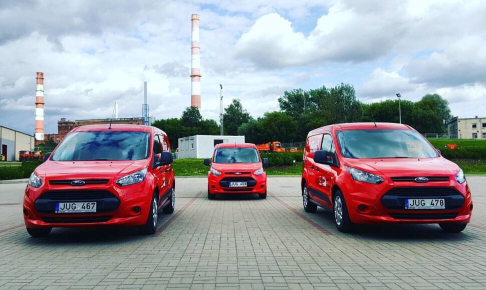 Įmonės „Grinda“ automobiliai