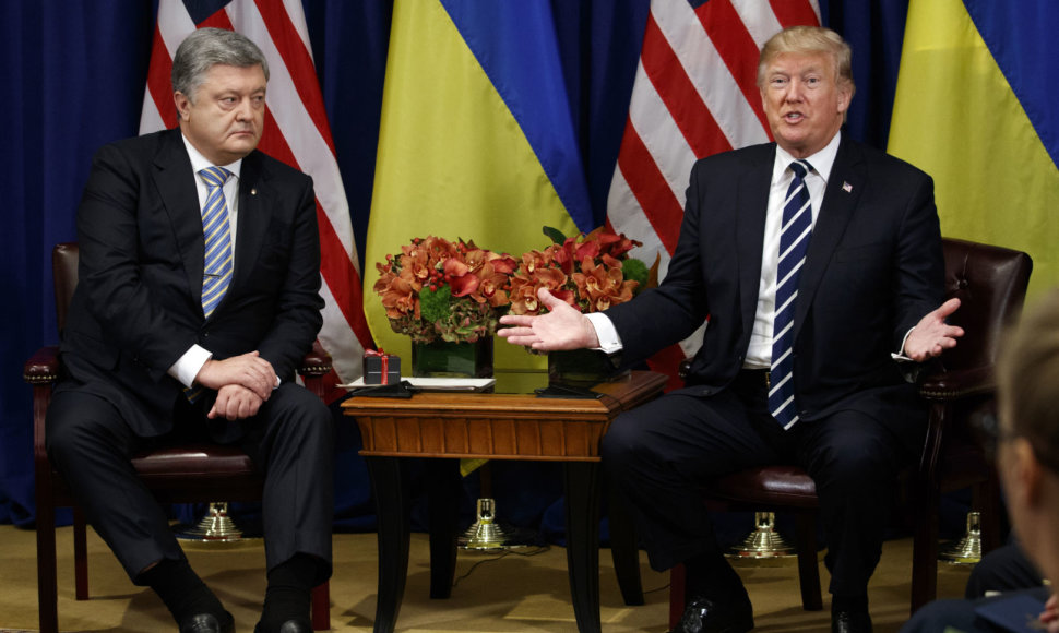 Petro Porošneka ir Donaldas Trumpas