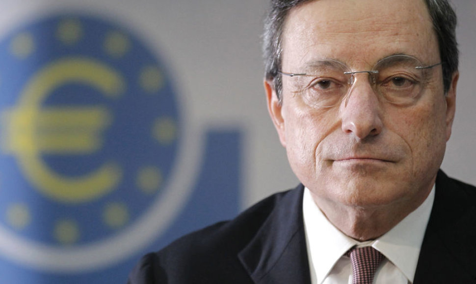 ECB vadovas Mario Draghis
