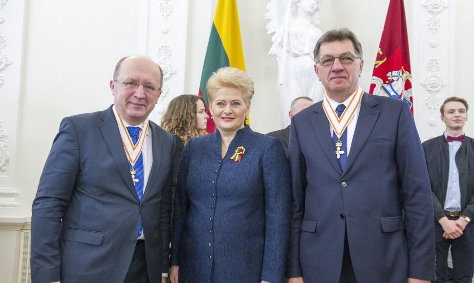 Andrius Kubilius, Dalia Grybauskaitė ir Algirdas Butkevičius
