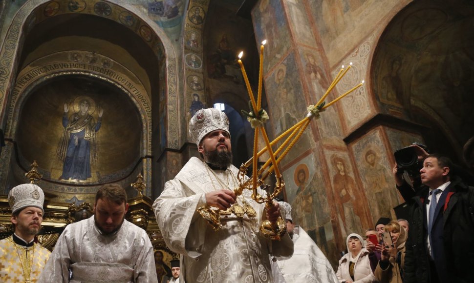 Naujoji Ukrainos nepriklausoma Bažnyčia surengė istorines pirmąsias pamaldas