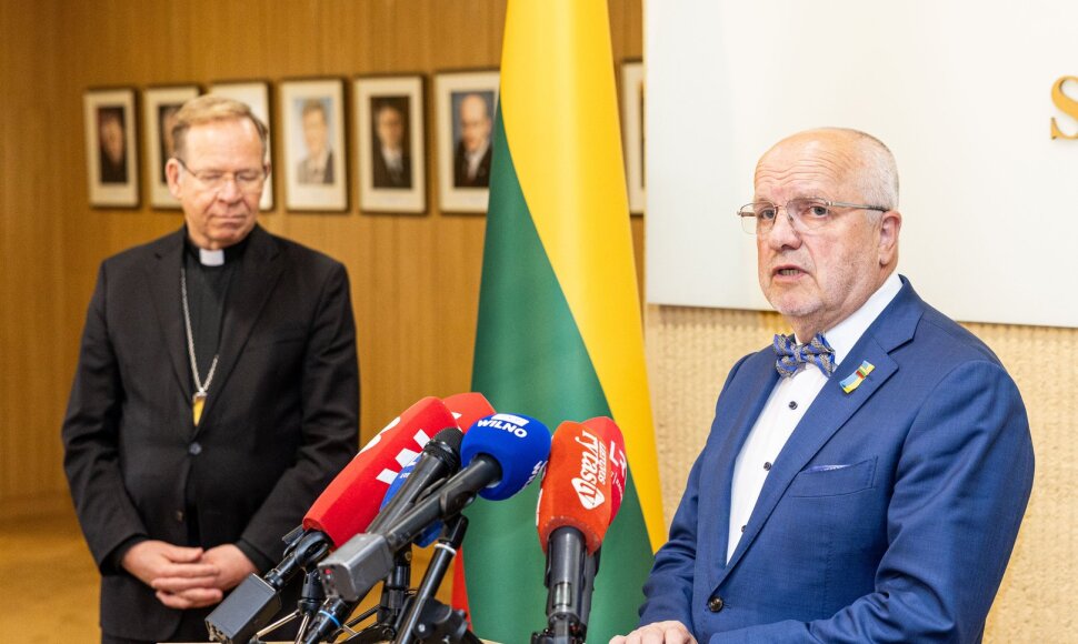 Komentarai po Juozo Oleko ir Gintaro Grušo susitikimo
