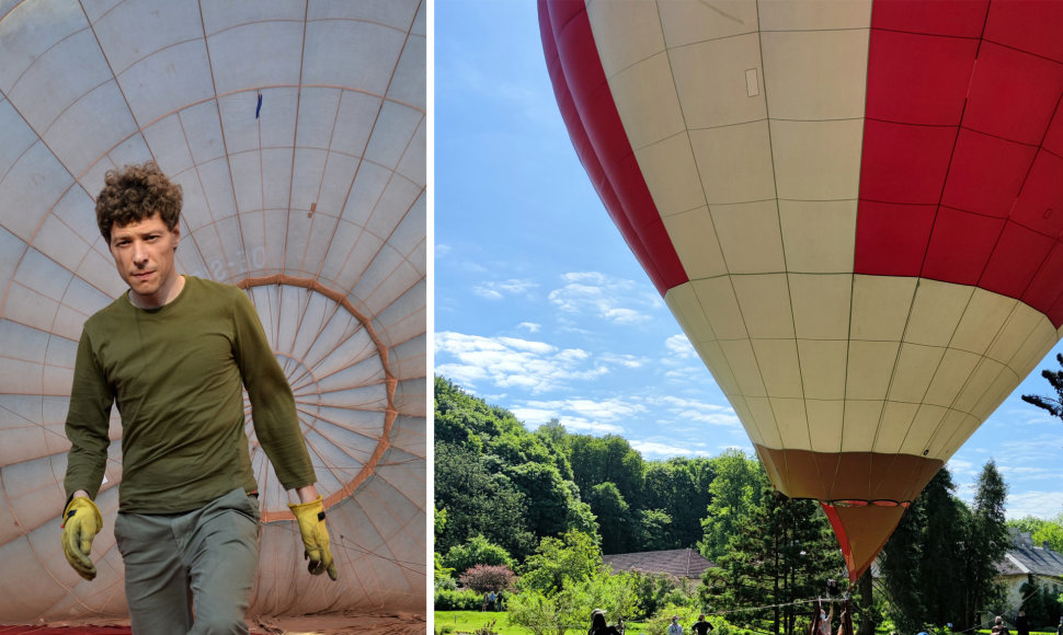 Jonas Varanka organizuoja skrydžius oro balionu 