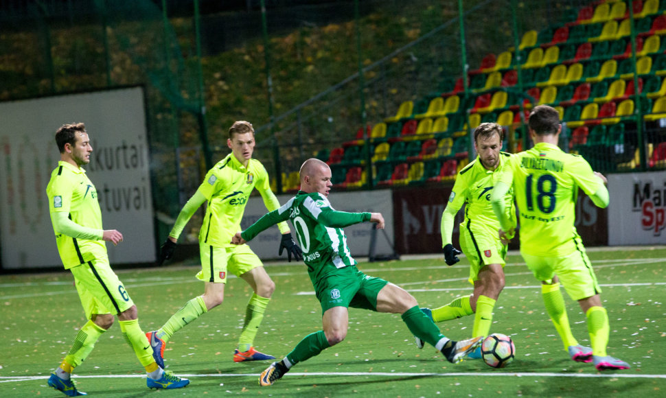 A lygos futbolo rungtynės: Vilniaus „Žalgiris“ - „Trakai“