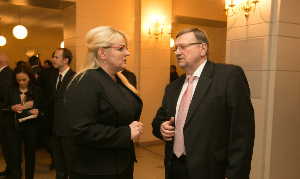 Algimanta Pabedinskienė ir Juozas Bernatonis
