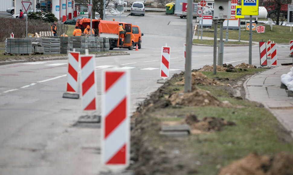 Gatvių remontas Vilniuje