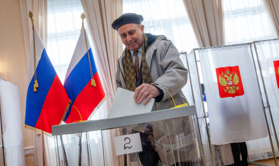 Prezidento rinkimai Rusijos ambasadoje Lietuvoje