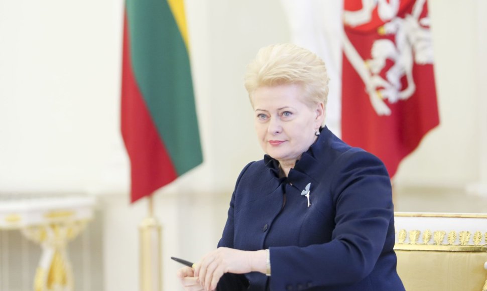 Prezidentė Dalia Grybauskaitė priimė teisėjų priesaikas