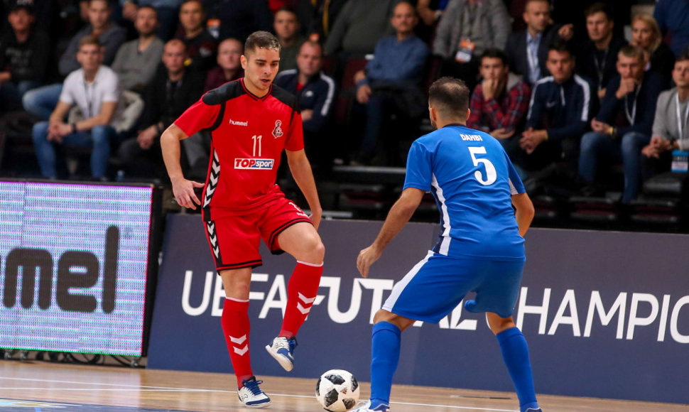 Salės futbolo Čempionų lygos rungtynės: Kauno „Vytis“ – „Halle-Gooik“ (Belgija)