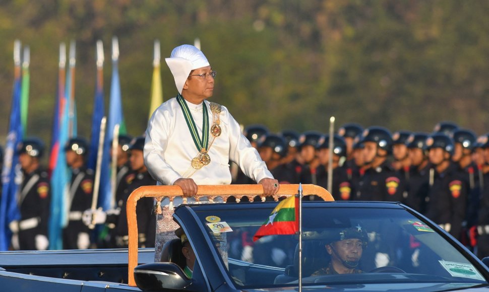 Mianmaro chuntos lyderis Min Aung Hlaingas