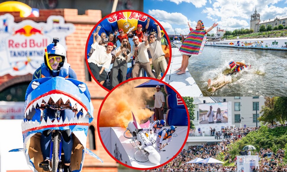 Vilniaus širdyje įvykusios pirmosios „Red Bull Tandemynės“