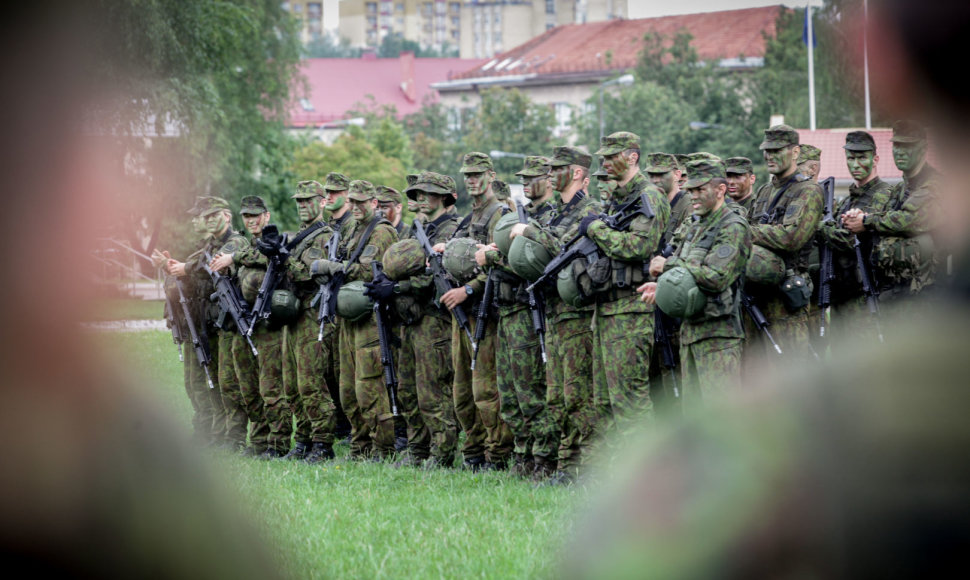 Lietuvos karo akademijos kariūnų baigiamojo žygio ceremonija