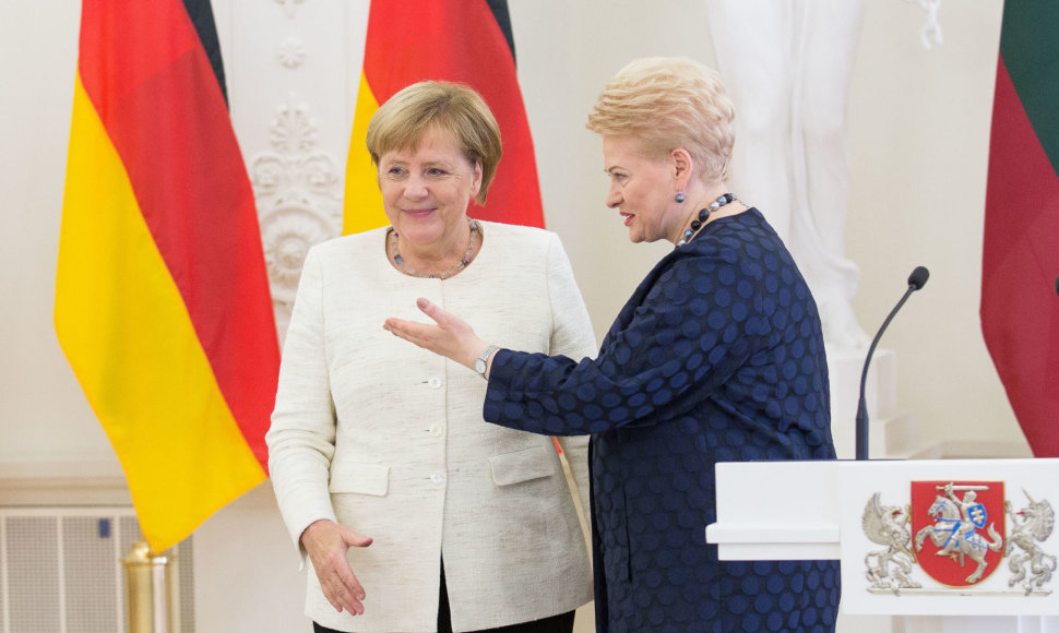 Dalia Grybauskaitė, Angela Merkel