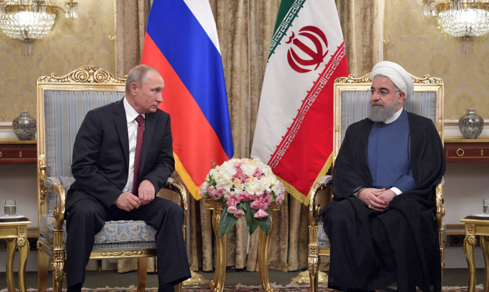 V.Putinas ir H.Rouhani Teherane