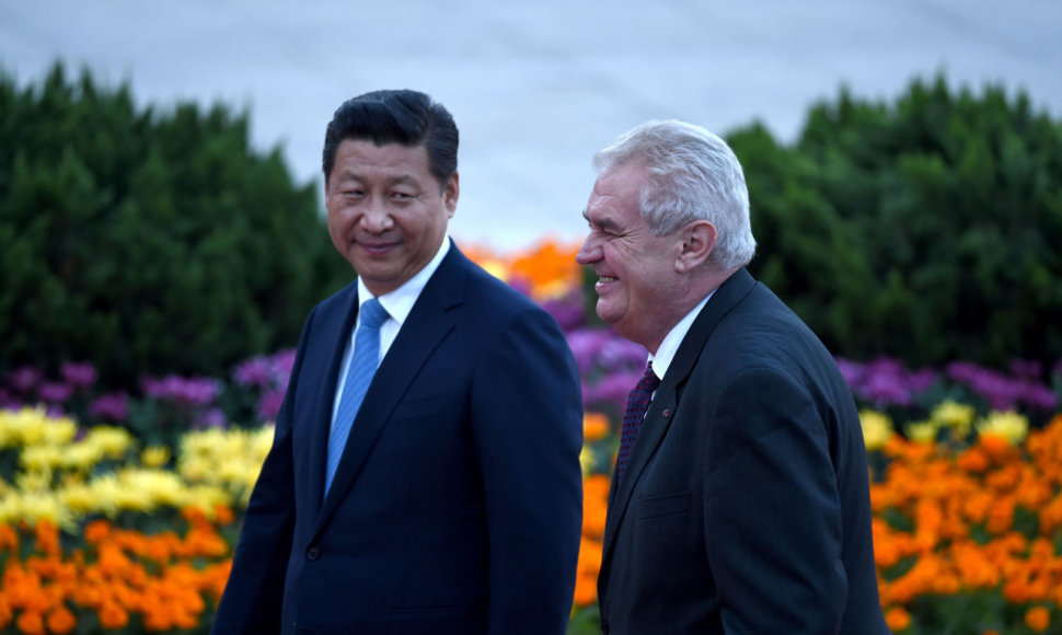 Xi Jinpingas ir Milošas Zemanas