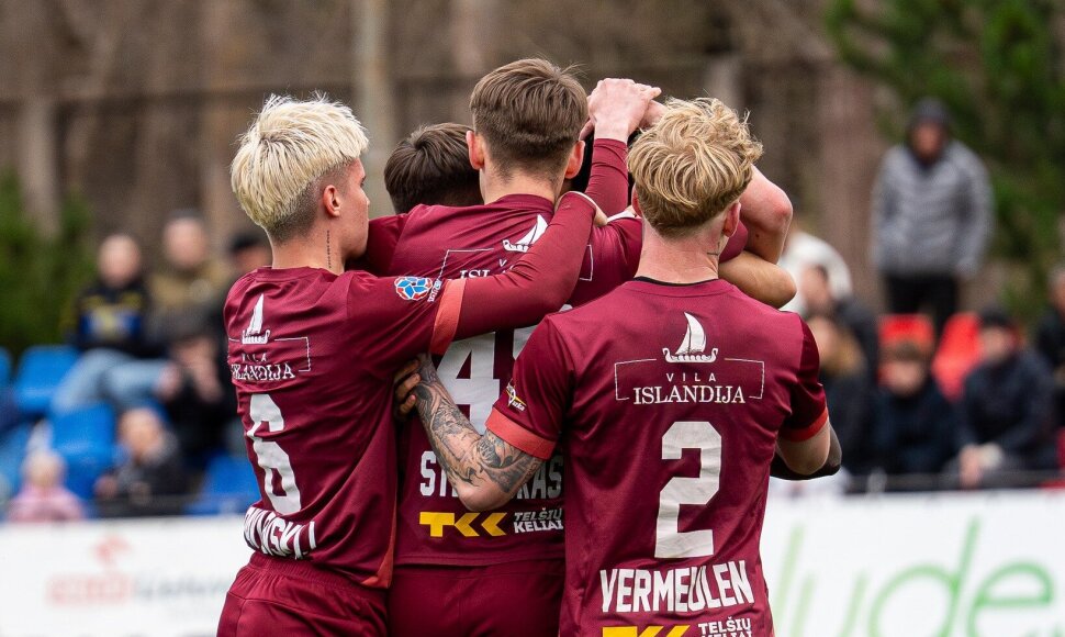 Tel&scaron;ių &bdquo;Džiugo&ldquo; futbolininkai