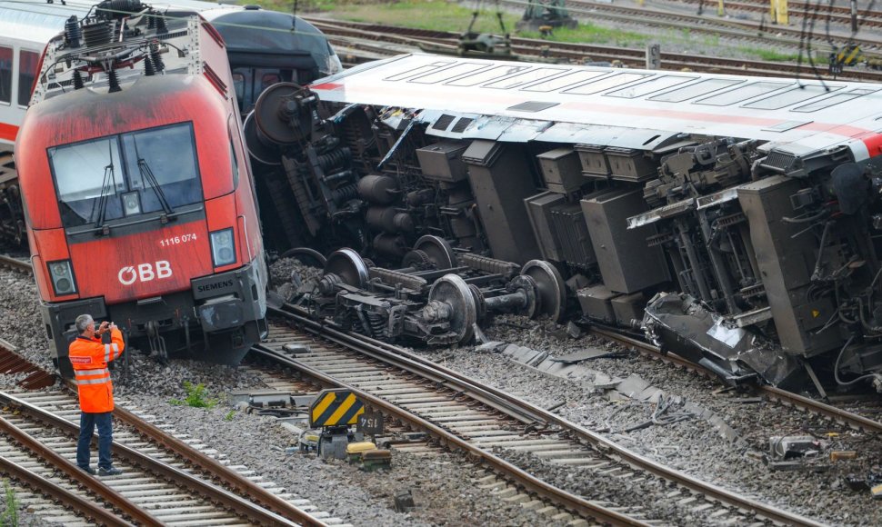 Traukinio avarija Vokietijoje