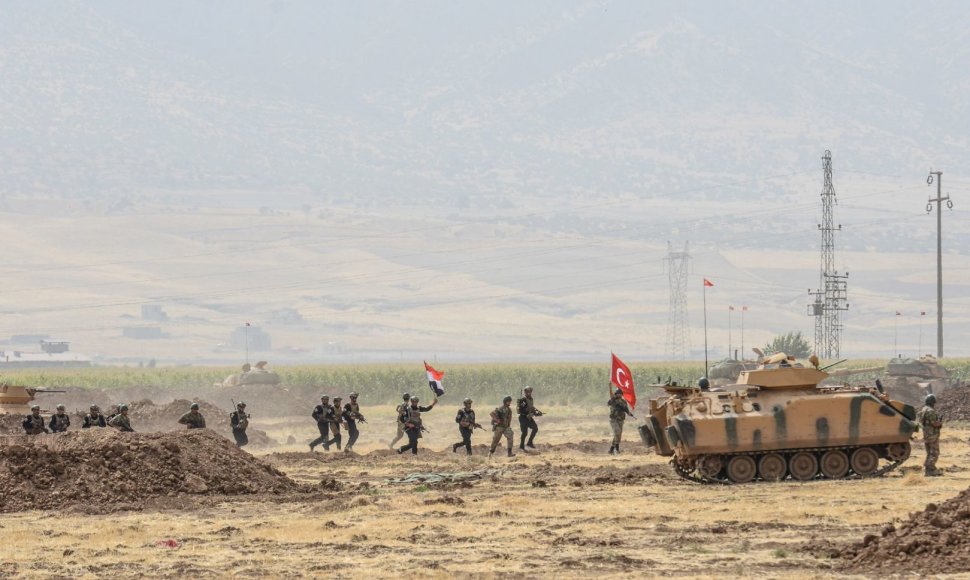 Turkijos ir Irako pratybos Kurdistano pasienyje
