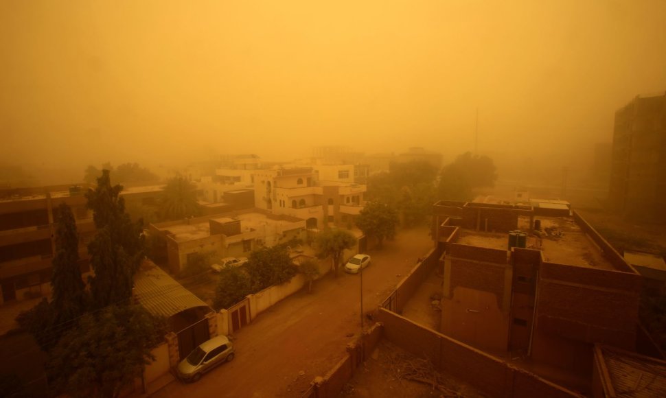 Smėlio audra Sudane
