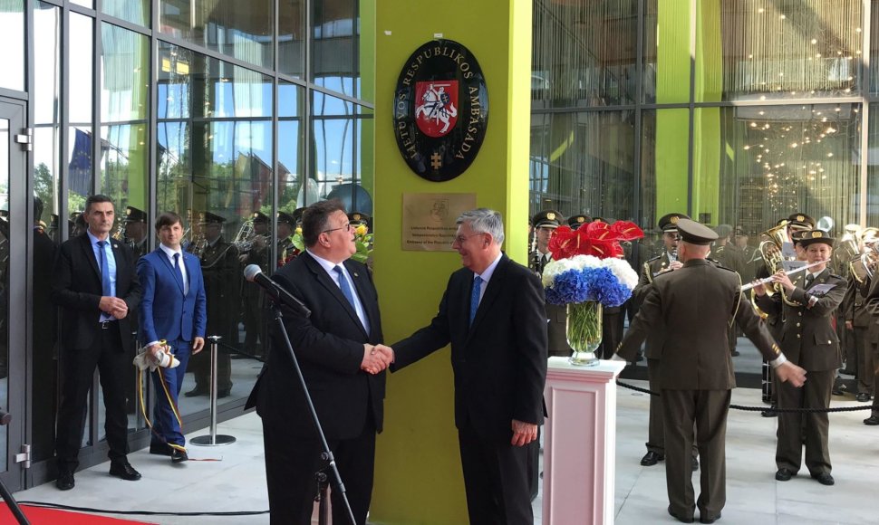 Lietuvos ambasados Kroatijoje atidarymas