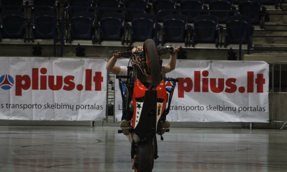„Stunt Eurocup“ varžybų Vilniuje treniruotė